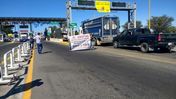 Toma AMOTAC caseta León - Aguascalientes