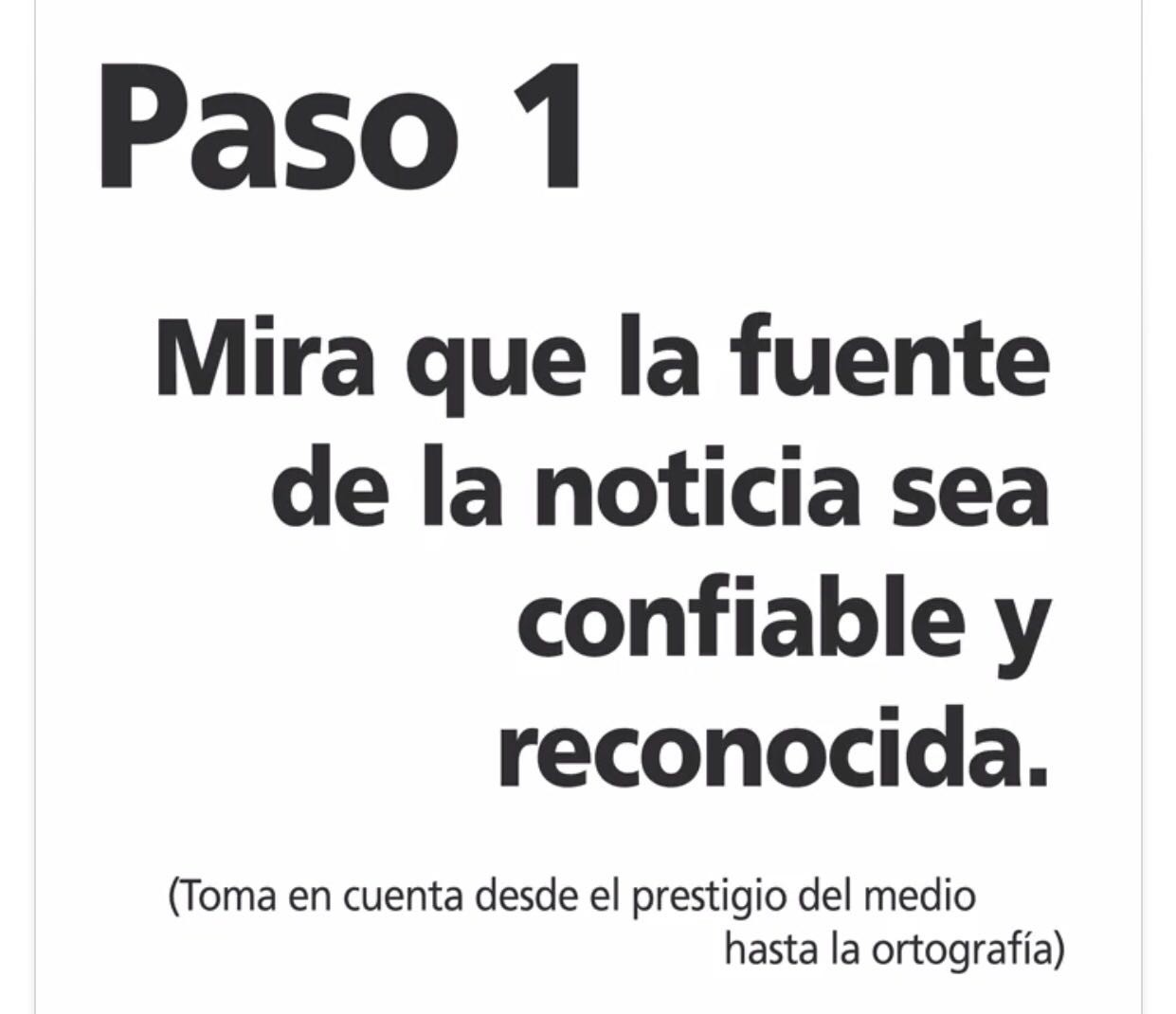 Verificar la información de redes sociales antes de compartir