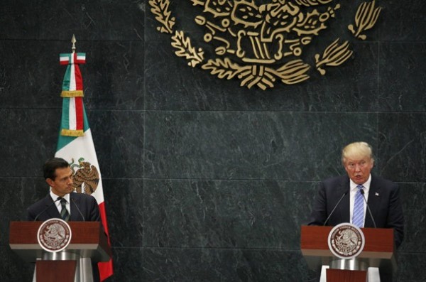 Trump amenaza con cancelar la cita con Peña Nieto si no hay voluntad de pagar el muro