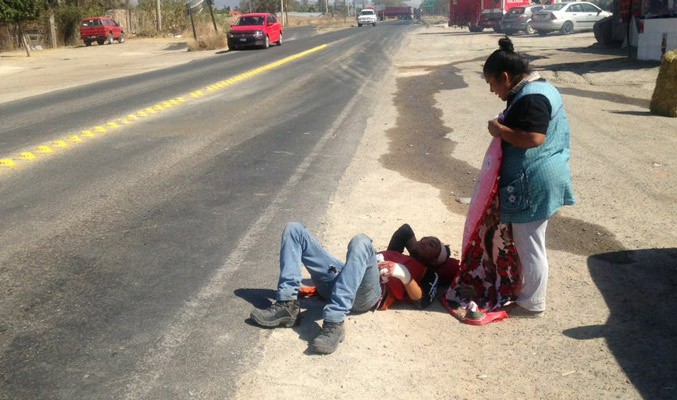 Atropellan a menor en la carretera a Comanjilla