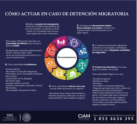 Migrantes. ¿Qué hacer en caso de detención en EUA?