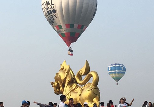 Festival Internacional de Globo de León presente en Tailandia