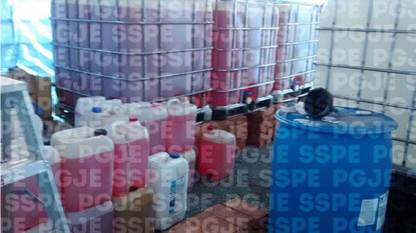 Recuperan en Uriangato 4 mil 400 litros de combustible