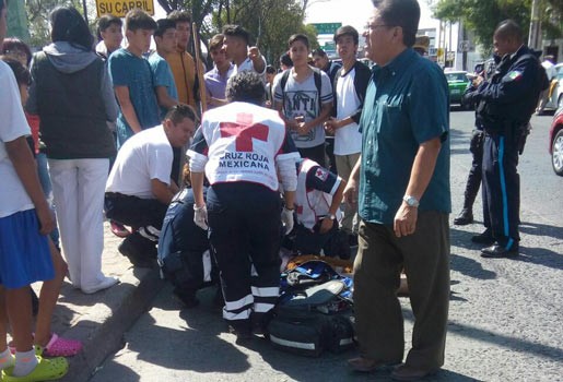 Atropellan a estudiante en el Barrio de San Miguel