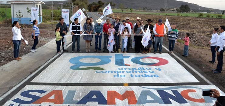 Inauguran camino rural en Salamanca