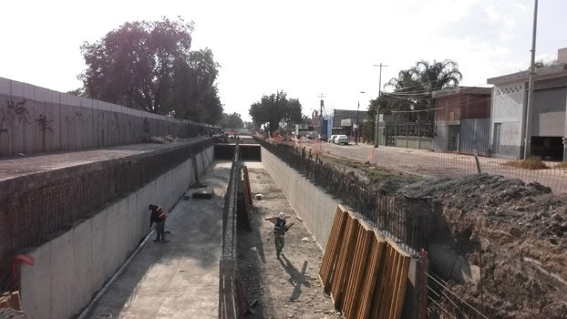Concluye Sapal obras pluviales en Futurama Monterrey y Rafael Corrales Ayala