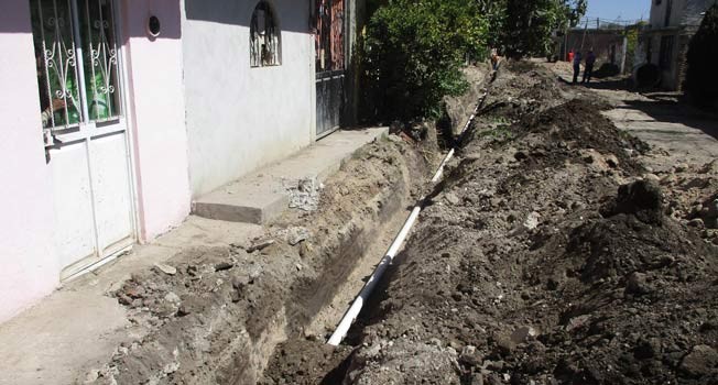 Por concluir obras del SAPAL en Valle Azul y Valle de las Aves