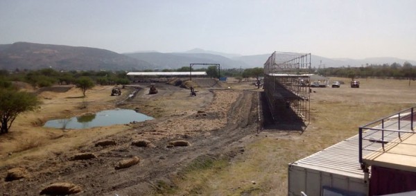 Dan los últimos detalles a la pista de motocross en el Parque Metropolitano de León