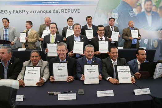 Firman convenios del Programa de Fortalecimiento para la Seguridad