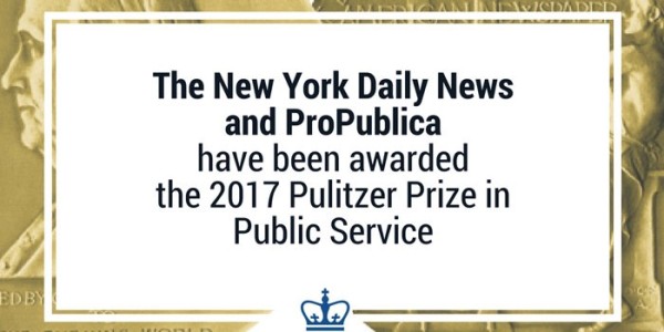 Dan Pulitzer a investigación de abuso policial a minorías en Nueva York