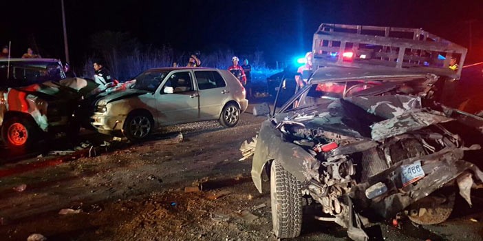 Por choque, un muerto y 6 lesionados en San Francisco del Rincón