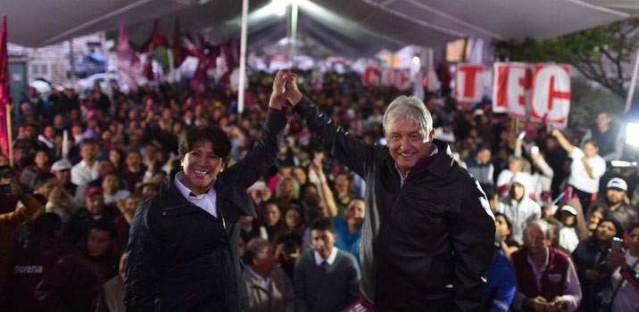 INE prevé multar por más de cinco millones de pesos a Delfina Gómez por espectaculares no reportados