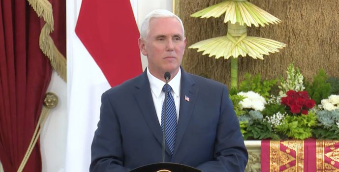 Mike Pence pide a Indonesia relación comercial de “ganar-ganar“
