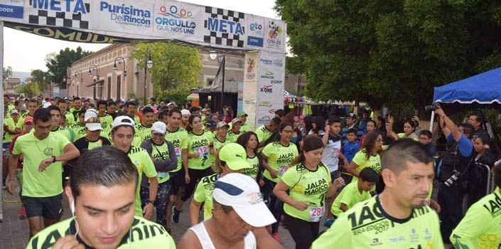 Un éxito carrera Jalpa Mágico Running