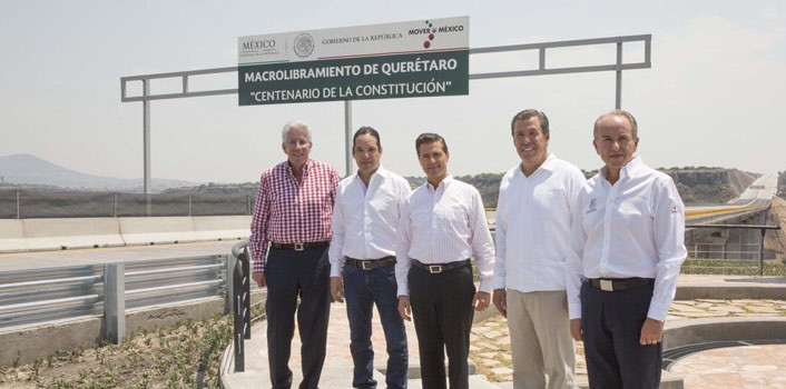 Inauguran Macrolibramiento de Querétaro
