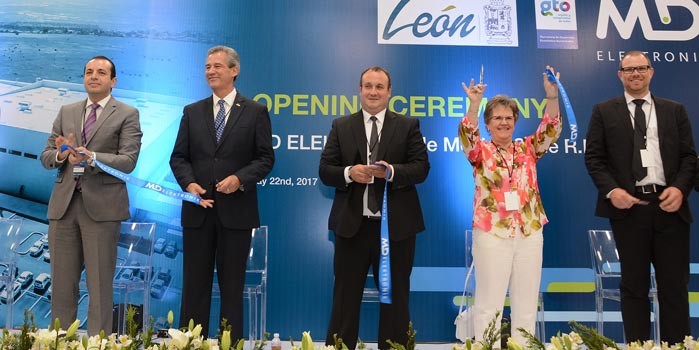 Inauguran empresa MD Electronik en León