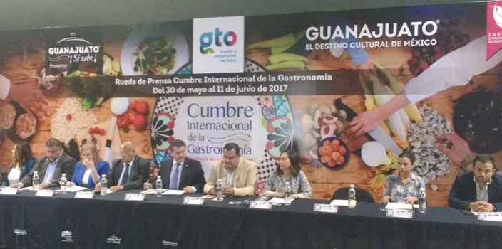 Presentan programa de la Cumbre Gastronómica en Guanajuato