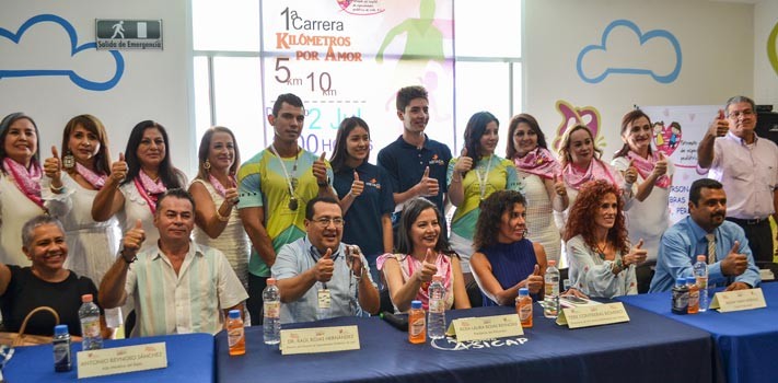 Presentan primera carrera atlética del Hospital Pediátrico de León