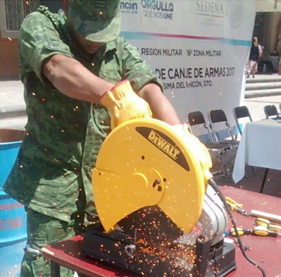 Inicia campaña de canje de armas en Purísima del Rincón