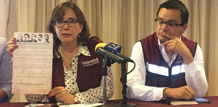 Funcionarios que abandonan Morena en Guanajuato son deshonestos: Yeidckol Polevnsky