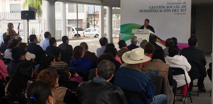 Arrancan gestión social de la cuarta etapa del SIT