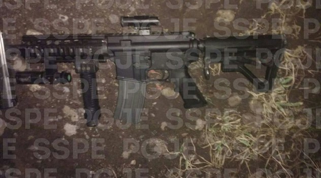 Aseguran AR-15 en Villagrán
