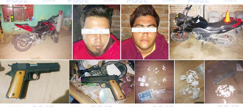 Capturan en Celaya a dos por robo de motocicletas