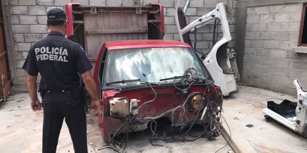 Aseguran 7 vehículos y armas de fuego en Victoria