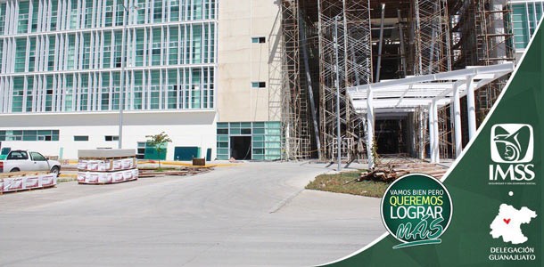 Nueva clínica del IMSS tiene un avance del 76%