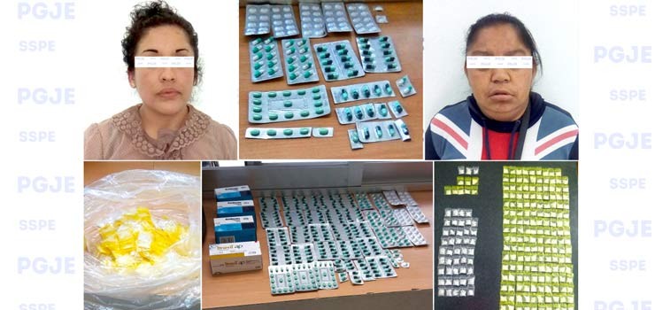 Dos mujeres capturadas mientras vendían droga en Silao