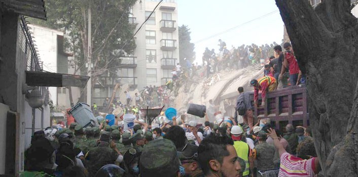 Suman 138 muertos por sismo de este martes Protección Civil