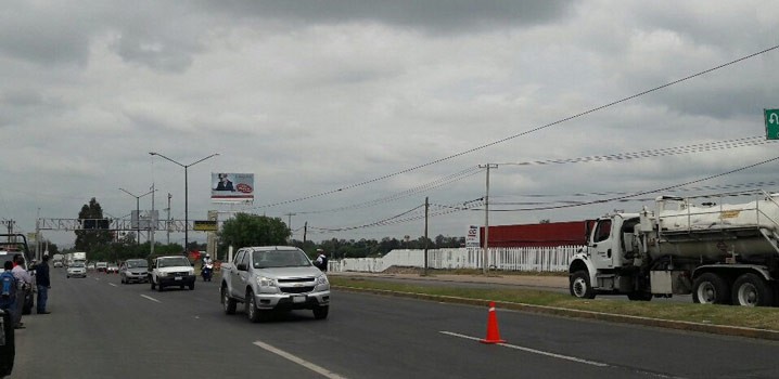 Solo podrán circular vehículos ligeros en el bulevar Aeropuerto y Tajo de Santa Ana