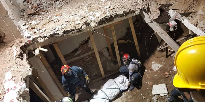 USAR Guanajuato rescata tres cuerpos en Iztapalapa