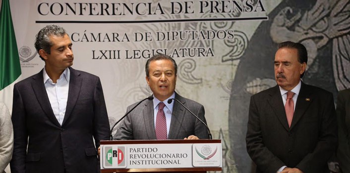 PRI oficializa su propuesta de eliminar financiamiento público a partidos