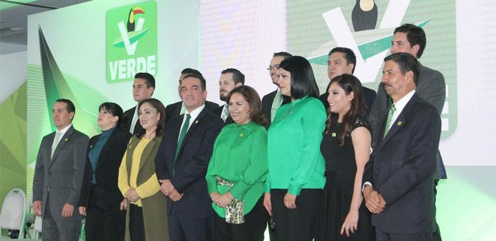 Sergio Contreras rinde protesta como nuevo dirigente del PVEM en Guanajuato