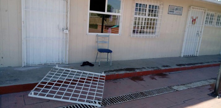 Saquean escuela primaria en la colonia Santo Domingo