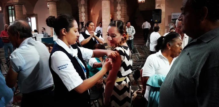 Inicia Secretaría de Salud campaña de vacunación contra la influenza