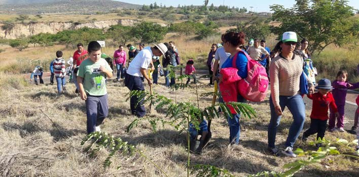 Realizan Jornadas de reforestación en Parque Ecológico de PGB