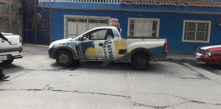 Asaltan a repartidor de cerveza en la colonia La Escondida