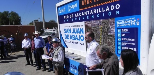 Arrancará el SAPAL obras de drenaje y tomas públicas en San Juan de Abajo
