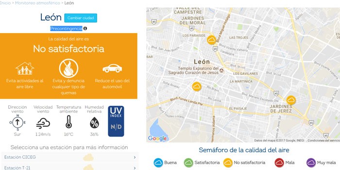 Activan precontingencia ambiental en León