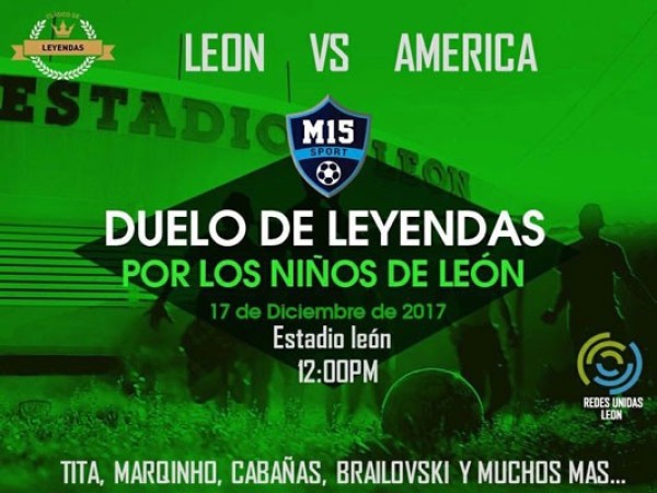 Realizarán un “Duelo de Leyendas“ a favor de los niños leoneses