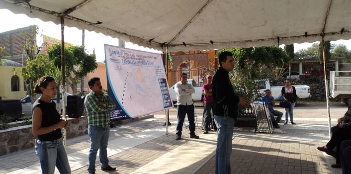 Instalarán red de agua potable y tanque elevado en Lagunillas
