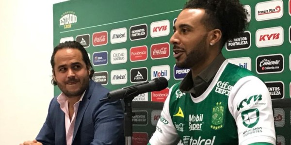Club León presenta a Giles Barnes como refuerzo del Clausura 2018