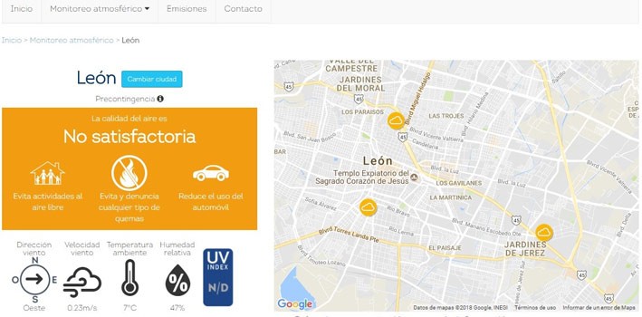 Activan precontingencia ambiental en León por PM10