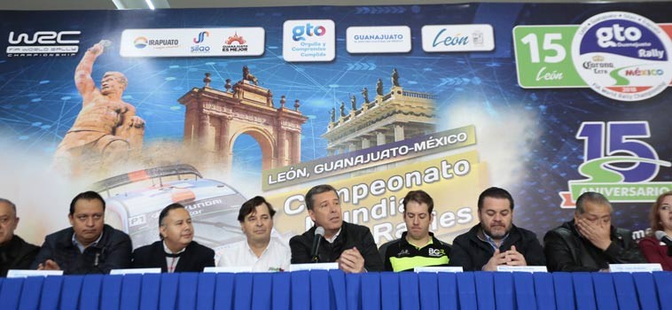 Presentan programa del Campeonato Mundial de Rallies