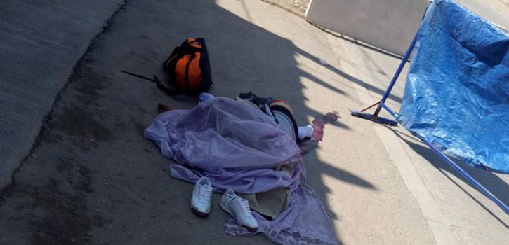 Exceso de velocidad posible causa de la muerte de un motociclista