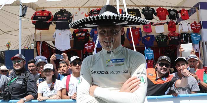 Pontus Tidemand ganador del Rally México en la categoría WRC2