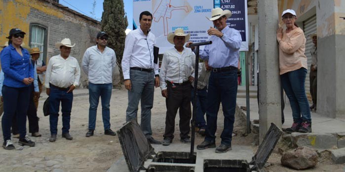Entregan obra de Sapal Rural en Nuevo Valle de Moreno