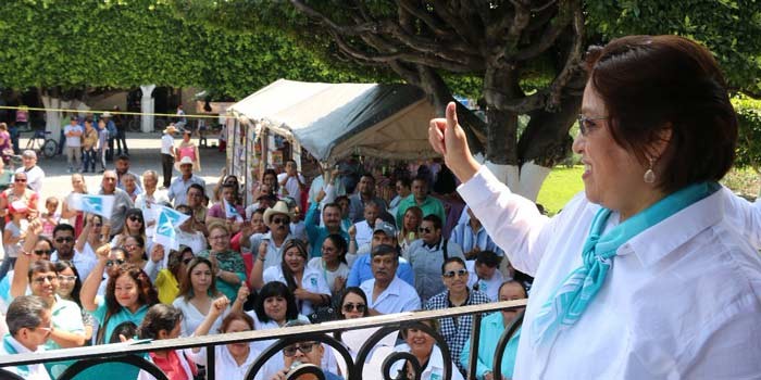 Candidatura es un paso más para las mujeres, dice Bertha Solórzano
